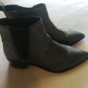 Black Sparkly Chelsea Boots